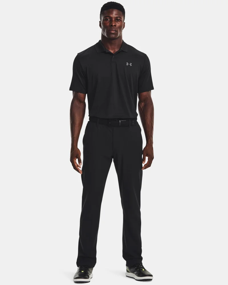 Under Armour Black Men's UA Performance 3.0 Polo Shirt for Men | Best Price UAE