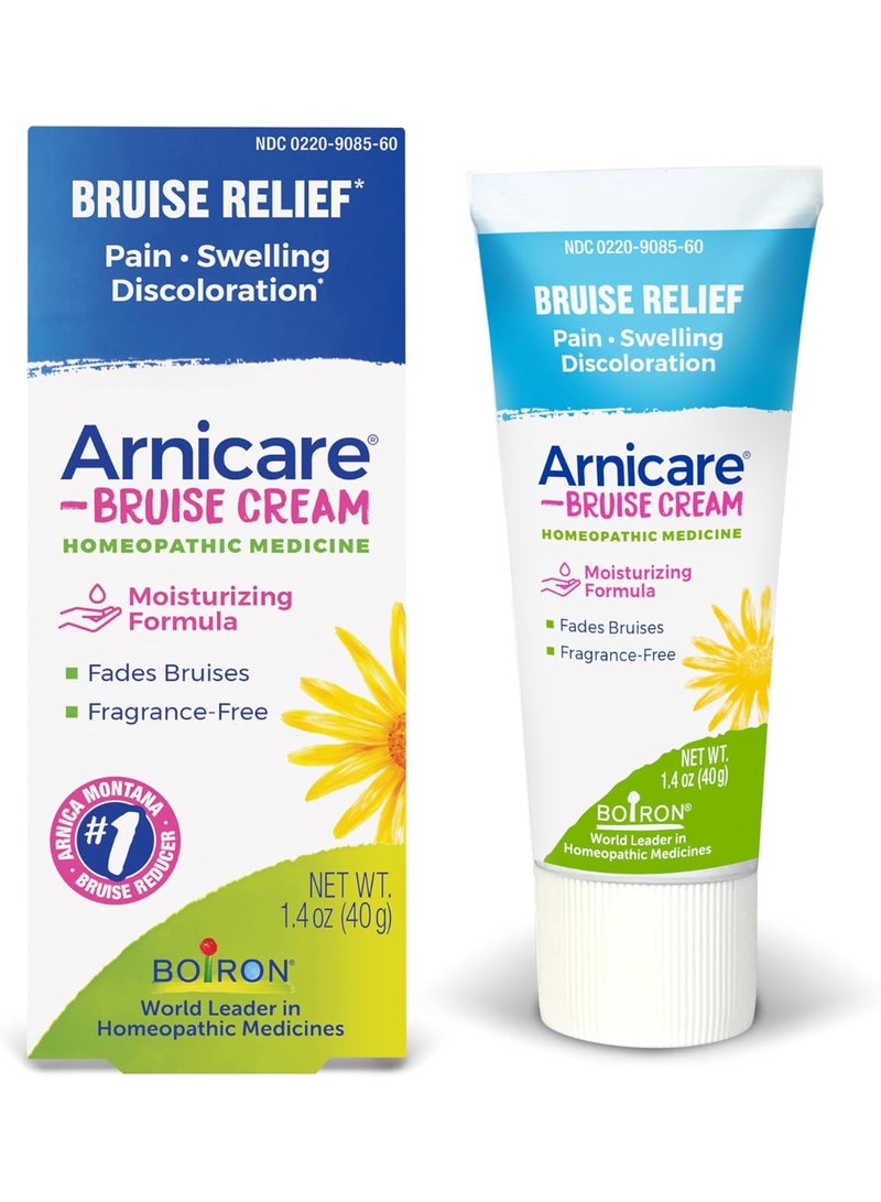 Boiron Arnicare Bruise Cream for Pain Relief from Bruising and Swelling or Discoloration from Injury - 1.4 oz - Image 1