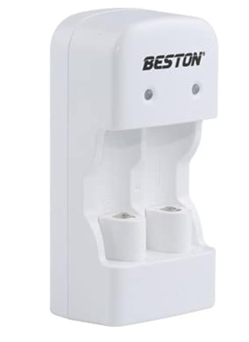 Beston Charger CR643 Double + 2 PCS CR2: Dual charger with two CR2 batteries, providing efficient charging for compatible devices.