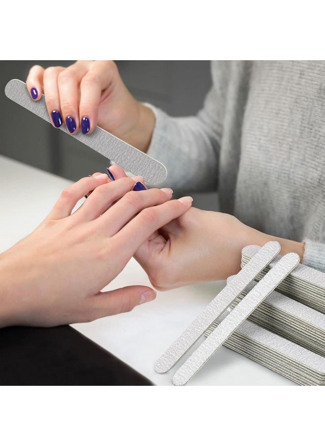 Triton - Triton Professional 100/100 Double Sided Nail Filer/Emery Board/Buffer/Polisher, Reusable Hard File Washable Manicure Pedicure Tool For Home N Salon - Image 1