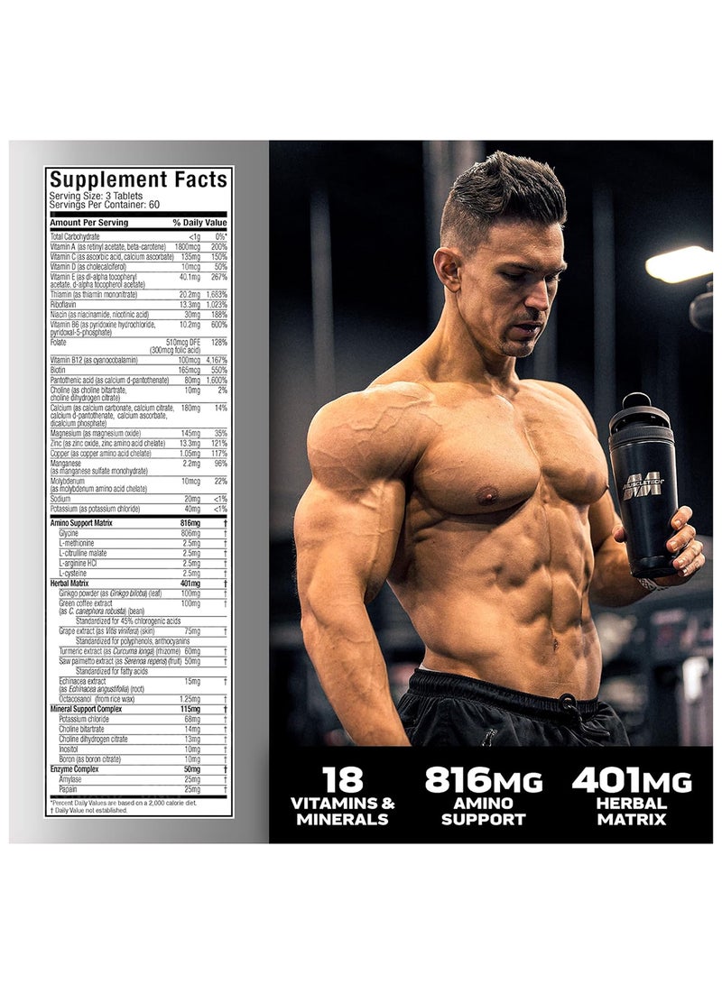 MuscleTech Platinum Multivitamin 90 Tablets - Image 5