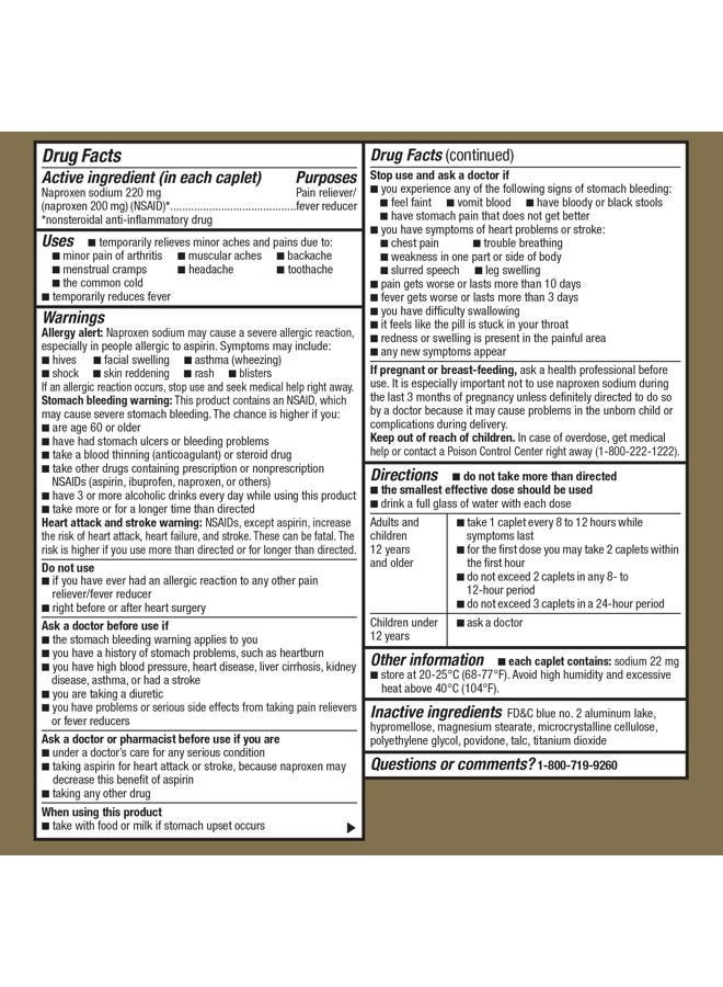 GOODSENSE Naproxen Sodium Tablets, 220 mg, 400 Count - Image 4