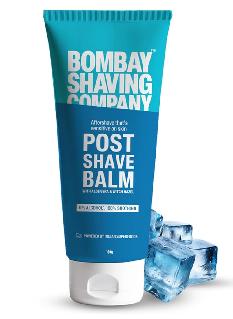 BOMBAY SHAVING COMPANY Post Shave Balm After Shaving Lotion with Witch Hazel  Alcohol Free  100 g  - Image 1