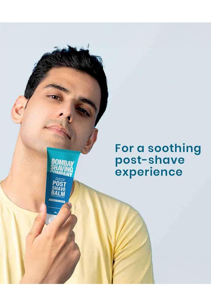 BOMBAY SHAVING COMPANY Post Shave Balm After Shaving Lotion with Witch Hazel  Alcohol Free  100 g  - Image 3