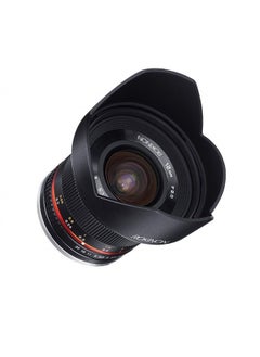 Rokinon 12mm F2.0 NCS CS Ultra Wide Angle Fixed Lens for Olympus and Panasonic Micro 4/3 (MFT) Mount Digital Cameras (Black) (RK12M-MFT)  - Image 1