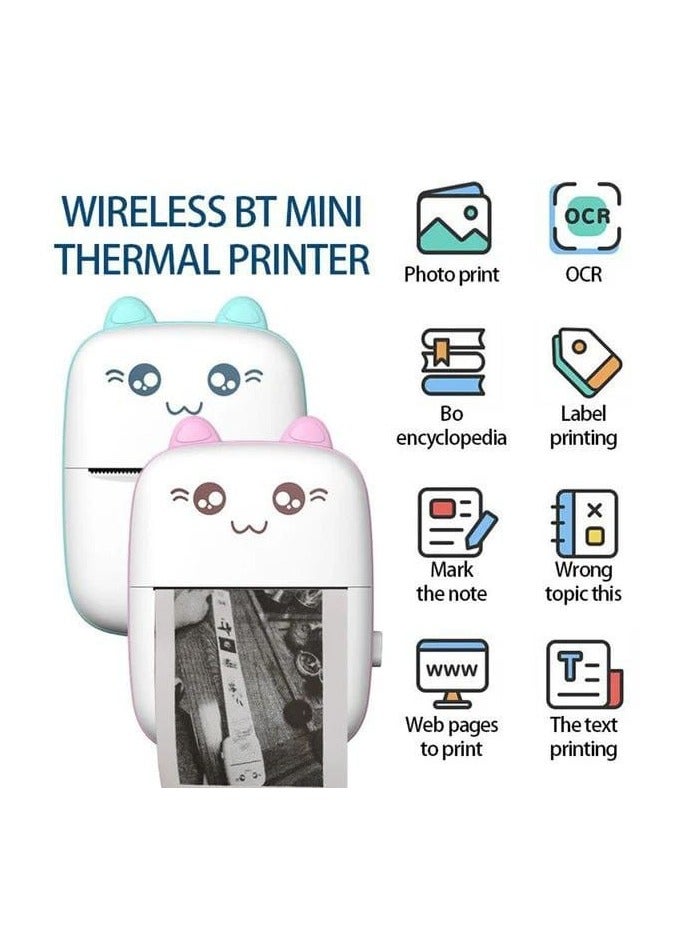 Mini Smartphone Photo Printer Smart Instant Pocket Wireless Mini Printer - Image 2