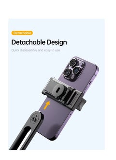 ARNOTEC 53 Inches(135cm) Selfie Sticks Tripod,Separate design smartphone tripod Stand with Wireless Remote Control and Double fill light Portable Retractable Cell Phone Tripod for iPhone/Samsung/GoPro/Android Phonem Length 135CM  - Image 4