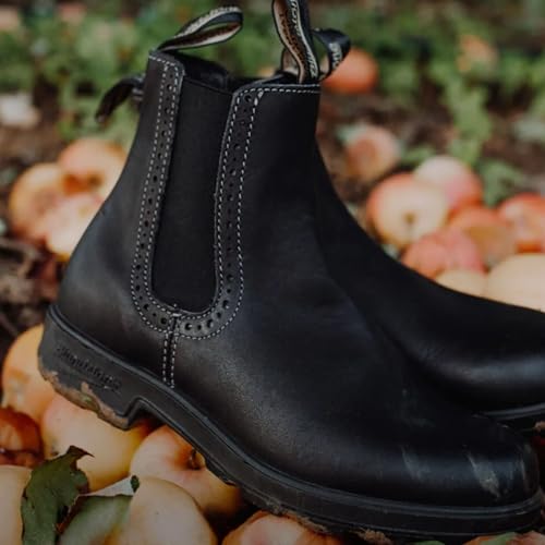 Blundstone 1448 Women's Originals High Top Chelsea Boots, Water Resistant Leather Boots for Women with Shock Absorption and Removable Cushioned Footbeds, Voltan Black, 9.5 US Women / 6.5 AU - Image 4