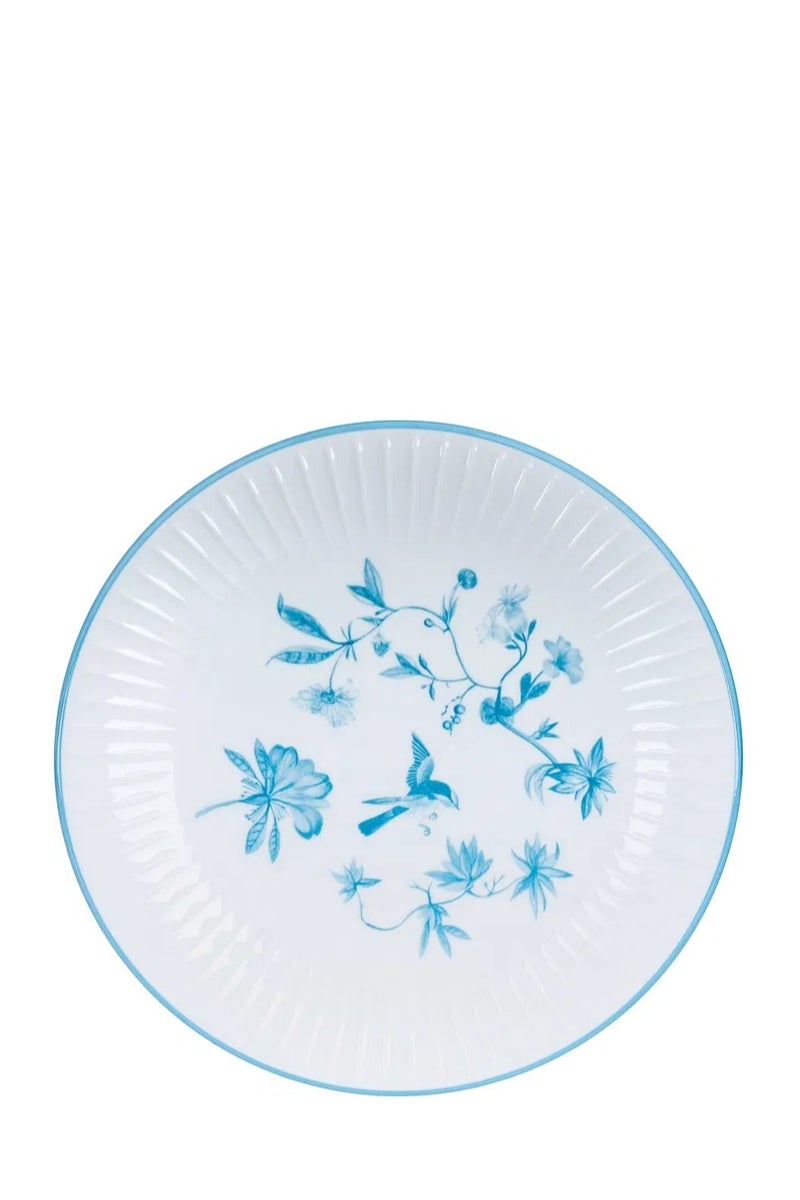 السيف غاليري طقم سفرة بورسلان بنقش أزرق السيف غاليري، 24 قطعة - أبيض - Image 5