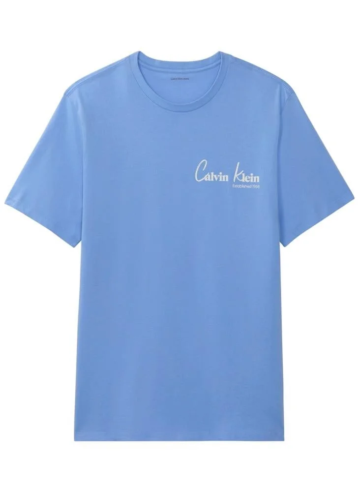 Calvin Klein Jeans  New York Logo Graphic T-Shirt for Men | Best Price UAE