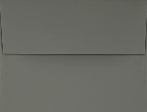 LUXPaper A4 Invitation Envelopes | Peel & Press | 4 1/4" x 6 1/4" | Smoke Gray | 80lb. Text | 50 Qty - Image 2