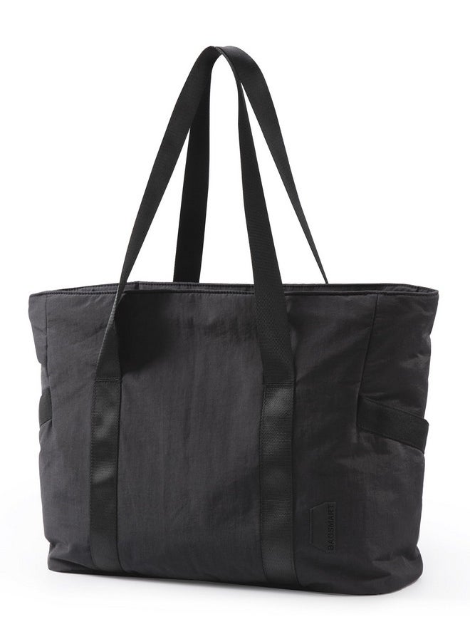 BAGSMART BAGSMART Tote Bag for Women with Zipper, Gym Tote with Compartments, Laptop Work Tote Nurse Dance Yoga Bag for Sport, Travel  - Image 1