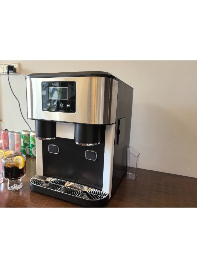 تراديو صانعة ثلج على الطاولة بشاشة لمس LED – إنتاج يومي للثلج 16–18 كغ، تجميد سريع، مدمجة وعالية الجودة للاستخدام المنزلي أو البارات أو المقاهي أو المكاتب - Image 3