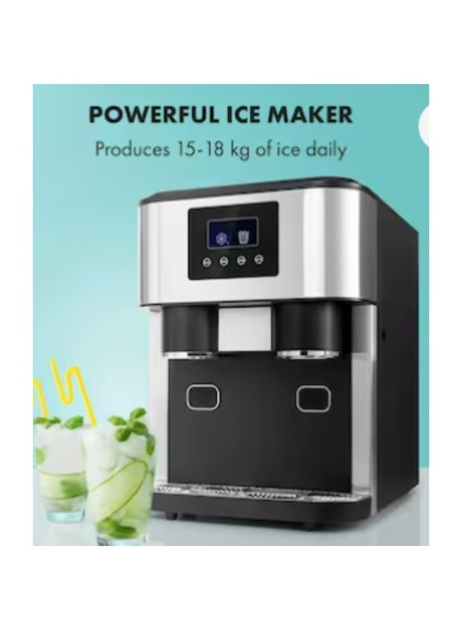 تراديو صانعة ثلج على الطاولة بشاشة لمس LED – إنتاج يومي للثلج 16–18 كغ، تجميد سريع، مدمجة وعالية الجودة للاستخدام المنزلي أو البارات أو المقاهي أو المكاتب - Image 4