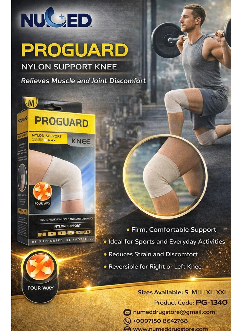 Classic Nylon Knee Support PG-1340 Sizes S, M, L, XL XXL