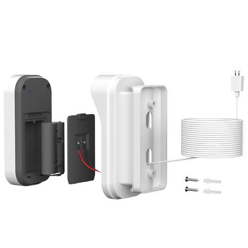 Uogw 25FT/7.5M Power Adapter Kit for myQ Smart Garage Video Keypad,Weatherproof Charging Cable and Adjustable Swivel Mount,Continuous Charging Your myQ Video Keypad - Image 1