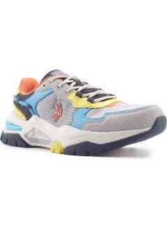 U.S. Polo Assn. باس. بولو أسن. فينسنت 4fx رمادي حذاء رياضي للرجال  - Image 2