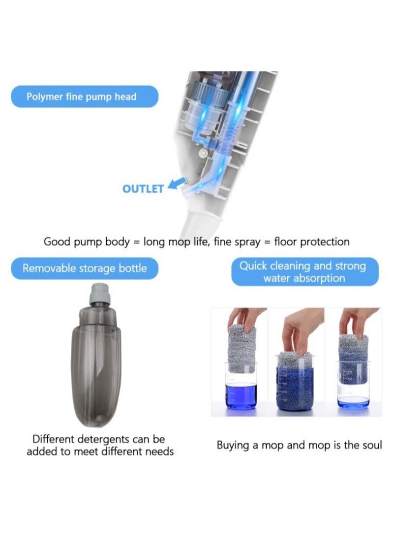 HOMESTAR Premium Water Spray Mop With Sprayer 360 Degree Rotating Handheld Washable Mop Home Floor Cleaning Tools - Image 5