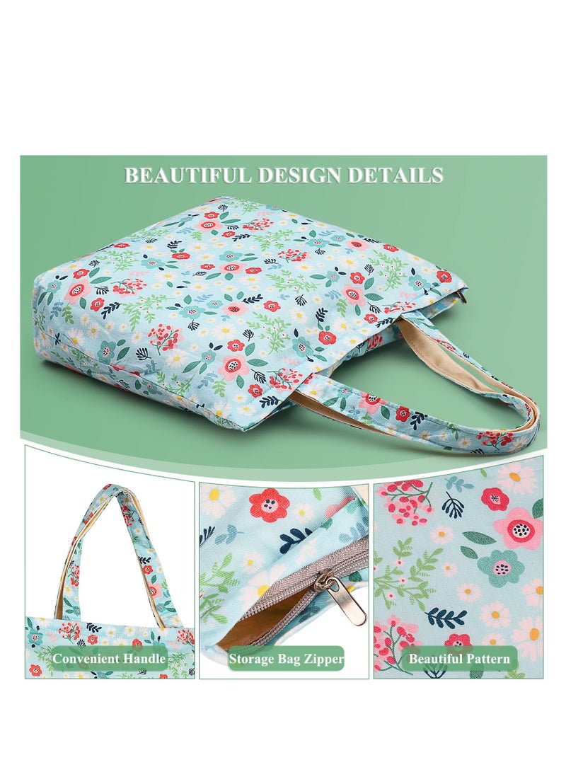 SYOSI Knitting Bag, Children Crochet Travel Bag, Portable Knitting Yarn Storage Bag Knitting Project Sewing Bag Craft Bags Crafter Gift - Image 3