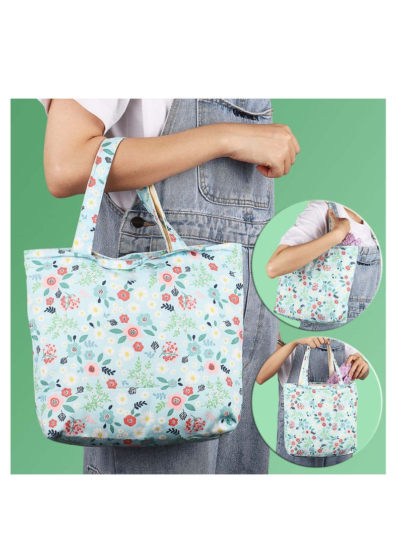 SYOSI Knitting Bag, Children Crochet Travel Bag, Portable Knitting Yarn Storage Bag Knitting Project Sewing Bag Craft Bags Crafter Gift - Image 5