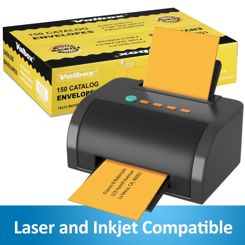 ValBox 10x13 Self Seal Catalog Envelopes 150 Packs Brown Kraft Large Envelopes with Peel and Seal Flap for Mailing, Organizing and Storage - Image 4