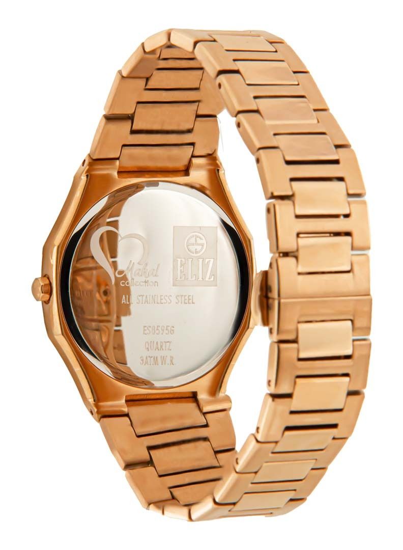 ELIZ ES8595G2RWR SS Case & Band Date Men's Watch - Image 3