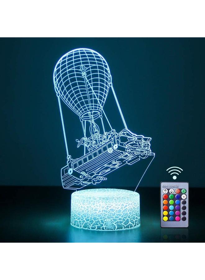 Bluejw Batttlebus Game Room Night Lights Lamp 3D Vision Effect LED Night Light Desk Table Light Remote Control 16 Colors Birthday Holiday Gift Ideas Decorations for Boys Teen - Image 1