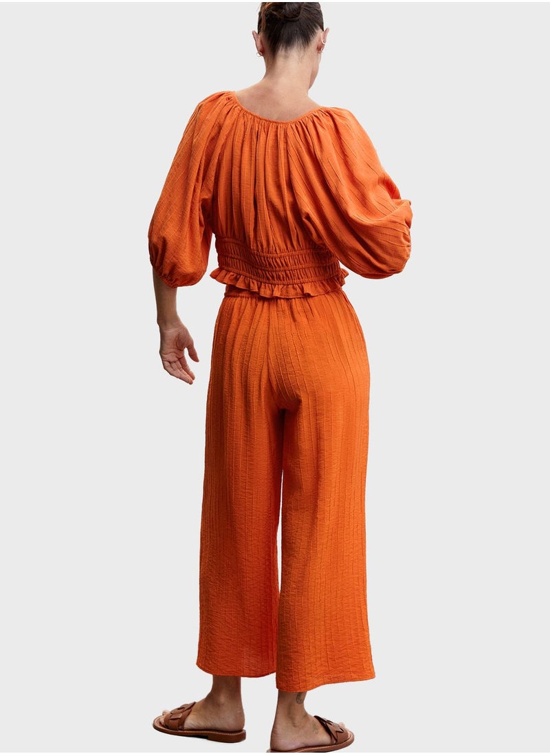 MANGO - Wide Leg Pants - Image 1