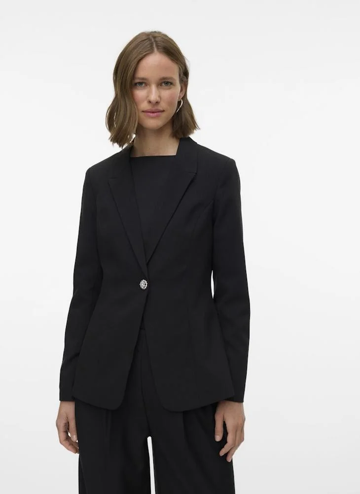 Vmfilia Fitted Long Sleeve Blazer