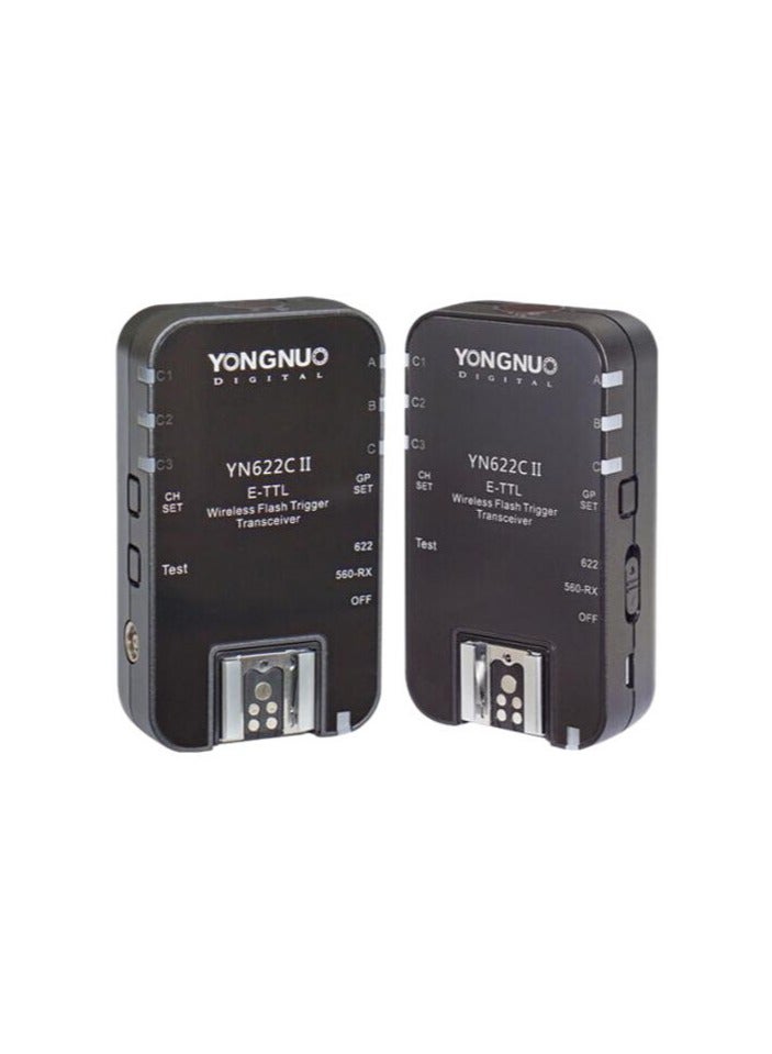 YONGNUO YONGNUO Wireless Flash Trigger Kit YN622C-KIT | E-TTL Transceiver Set for Canon DSLR Cameras - Image 1