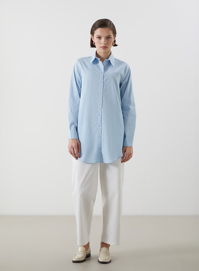 LC WAIKIKI Poplin Women's Shirt Tunic  - Image 2