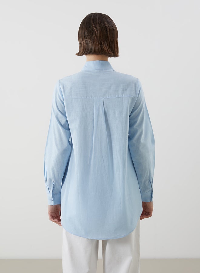 LC WAIKIKI Poplin Women's Shirt Tunic  - Image 4