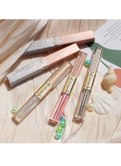 Mei Lifestyle Double Head Liquid Eyeshadow and Eye Concealer - Shiny, Glitter, Pearlescent, Long-Lasting Eye Makeup  - Image 3