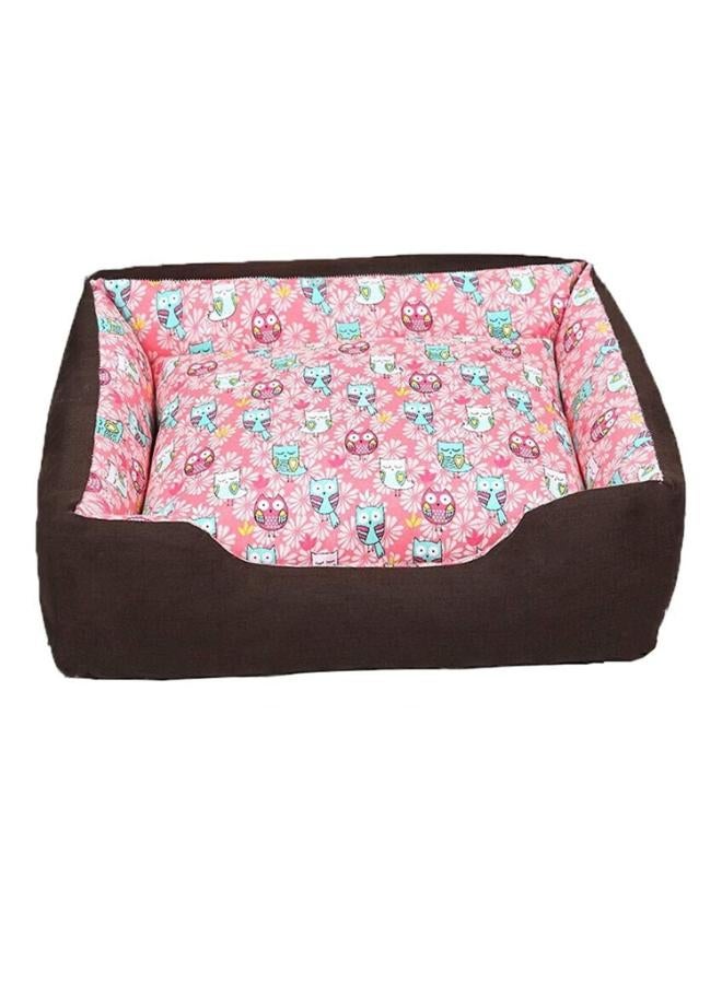 مورو مورو عش كلب مربع كتان – سرير مريح قابل للتنفس ومضاد للانزلاق للكلاب والقطط - Image 1