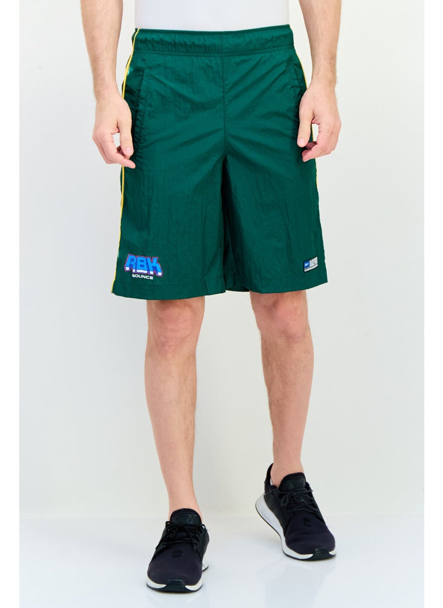 Reebok Men Sportswear Fit Training Shorts, Green  - Image 1