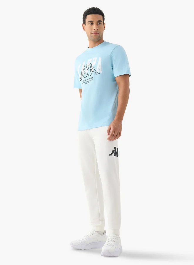 Kappa Kappa Printed T-shirt with Crew Neck and Short Sleeves