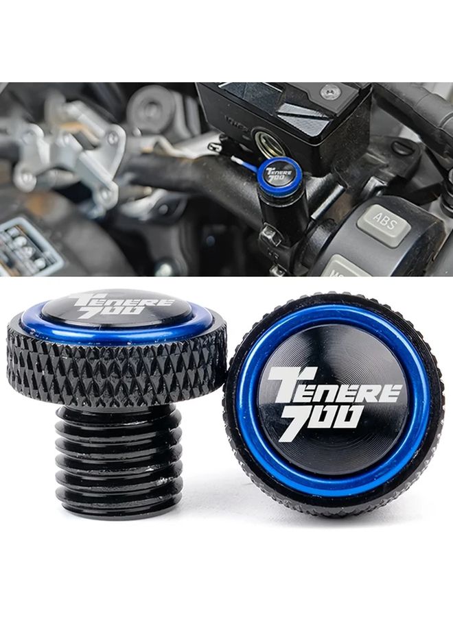 براغي صامولة ثقب مرآة Yamaha Tenere 700 من الألومنيوم باستخدام الحاسب الآلي عالية الجودة مسامير ذهبية متينة أجزاء ذهبية - Image 1