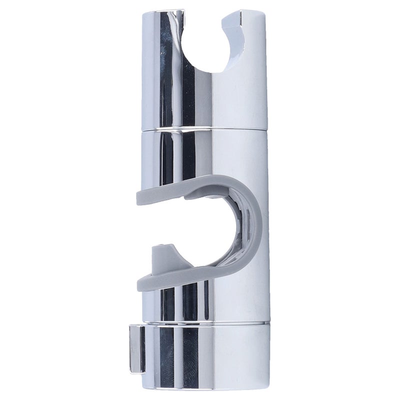 Shower Slide Rail Bar Holder 360 Degree Adjustable Straight Clamp ABS Chrome for 18‑25mm Pipe - Image 2