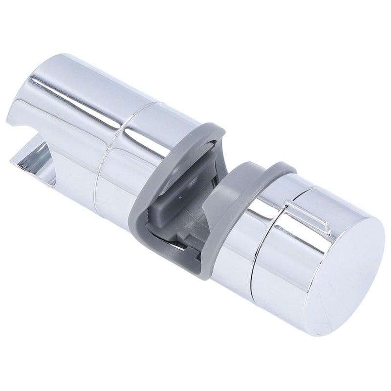 Shower Slide Rail Bar Holder 360 Degree Adjustable Straight Clamp ABS Chrome for 18‑25mm Pipe - Image 1