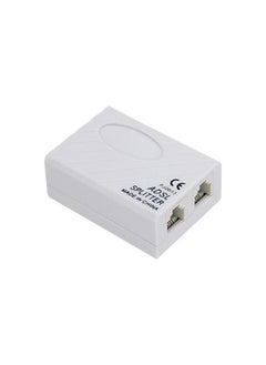 Generic ADSL Broadband Modem Phone Line Splitter Filter pack of 4 White  - Image 4