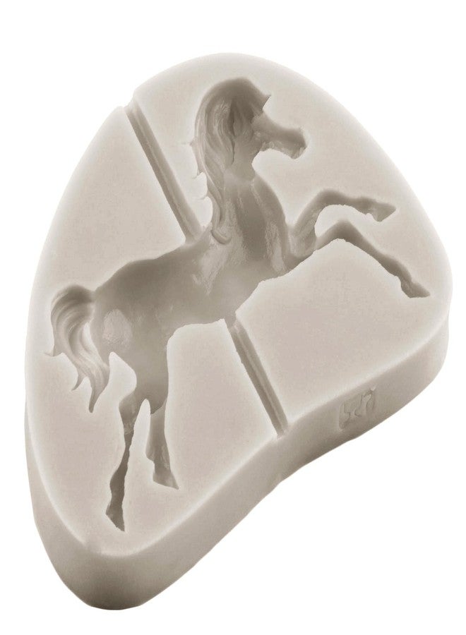 Sijiangmold Carousel Horse Silicone Fondant Molds Merry-Go-Round Chocolate Gum Paste Molds For Cake Decorating Chocolate Gum Paste Cupcake Topper Polymer Clay Set Of 4 - Image 5