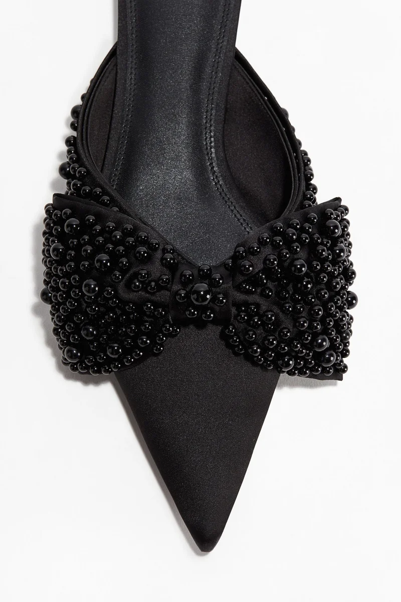 H&M Embellished mules