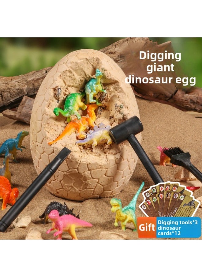 Dinosaur Fossil Archaeological Digger Toy Blind Box Tyrannosaurus Digger Gem Boys And Girls Educational Toys-Color:[Upgrade Luminous Version] Archaeological Dinosaur Egg