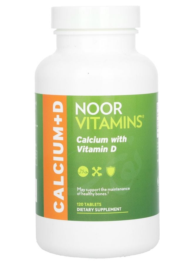 Noor Vitamins Calcium with Vitamin D 120 Tablets