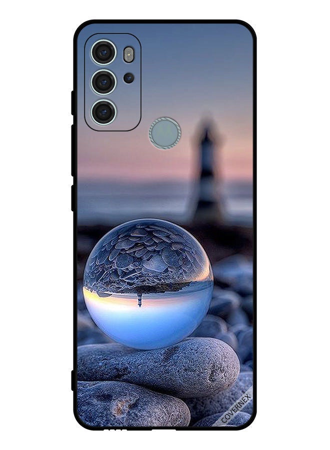 Covernex Protective Case Cover For Motorola Moto G60S Photography Of Nature In Round Glass - Image 1