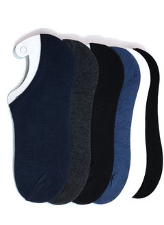 bundle of six low Casual unisex comfortable Printed Socks