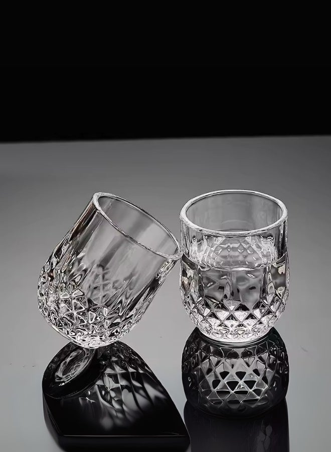 Raz طقم أكواب فاخرة للمشروبات الباردة والعصائر والمياه، شفاف 85 مل - Image 2