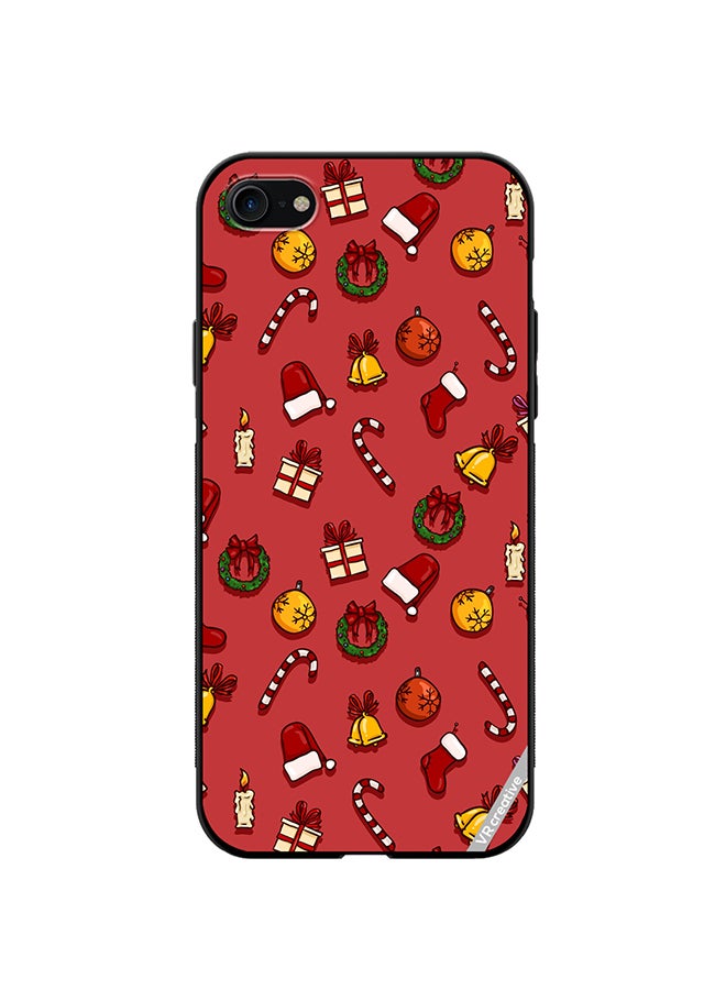 VR CREATIVE Protective Case Cover For Apple iPhone 7/8/SE 2020 Christmas Symbols Design Multicolour - Image 1