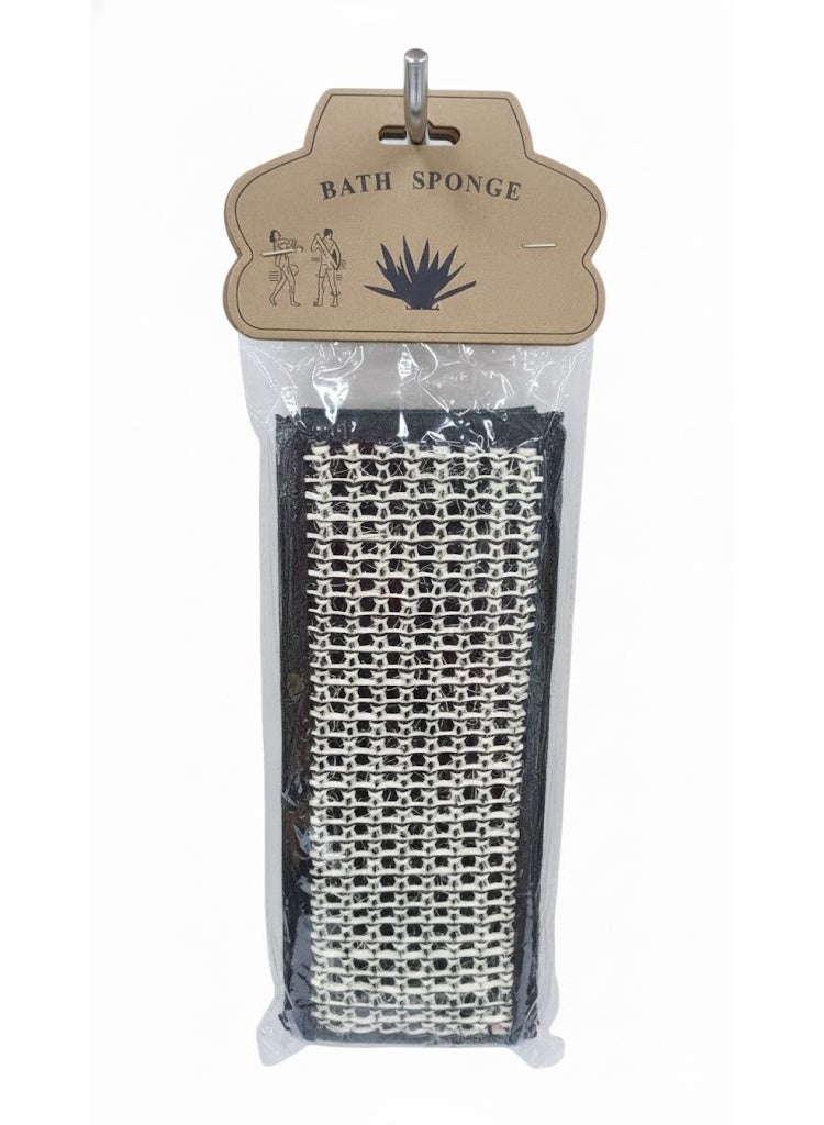 Bath Sponge and Back Scrubber - Natural Fiber Shower Loofah