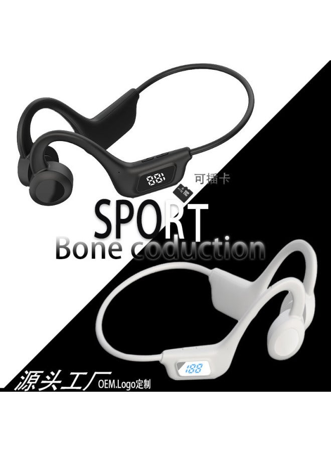 Neutral Q33pro Digital Display Bone Conduction Air Conduction Bluetooth Portable Neck Hanging Sports Wireless 5.1 Version - Image 5